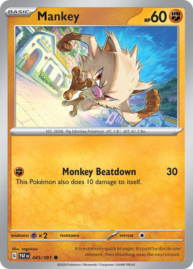 Mankey [045/091] - (Paldean Fates)