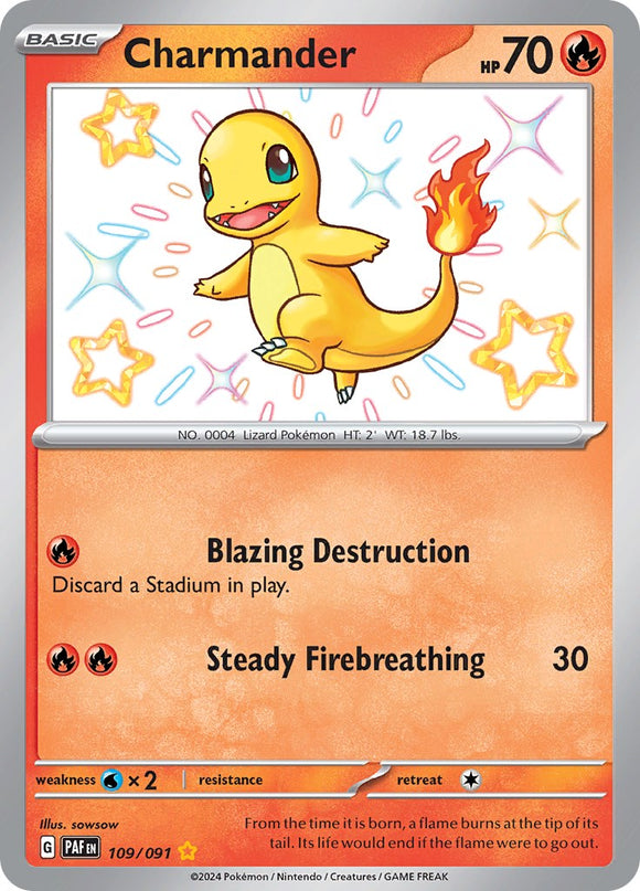 Charmander [109/091] - (Paldean Fates) Holofoil