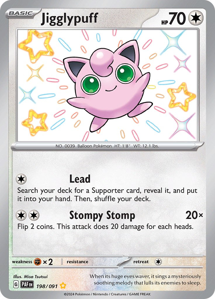 Jigglypuff [198/091] - (Paldean Fates) Holofoil