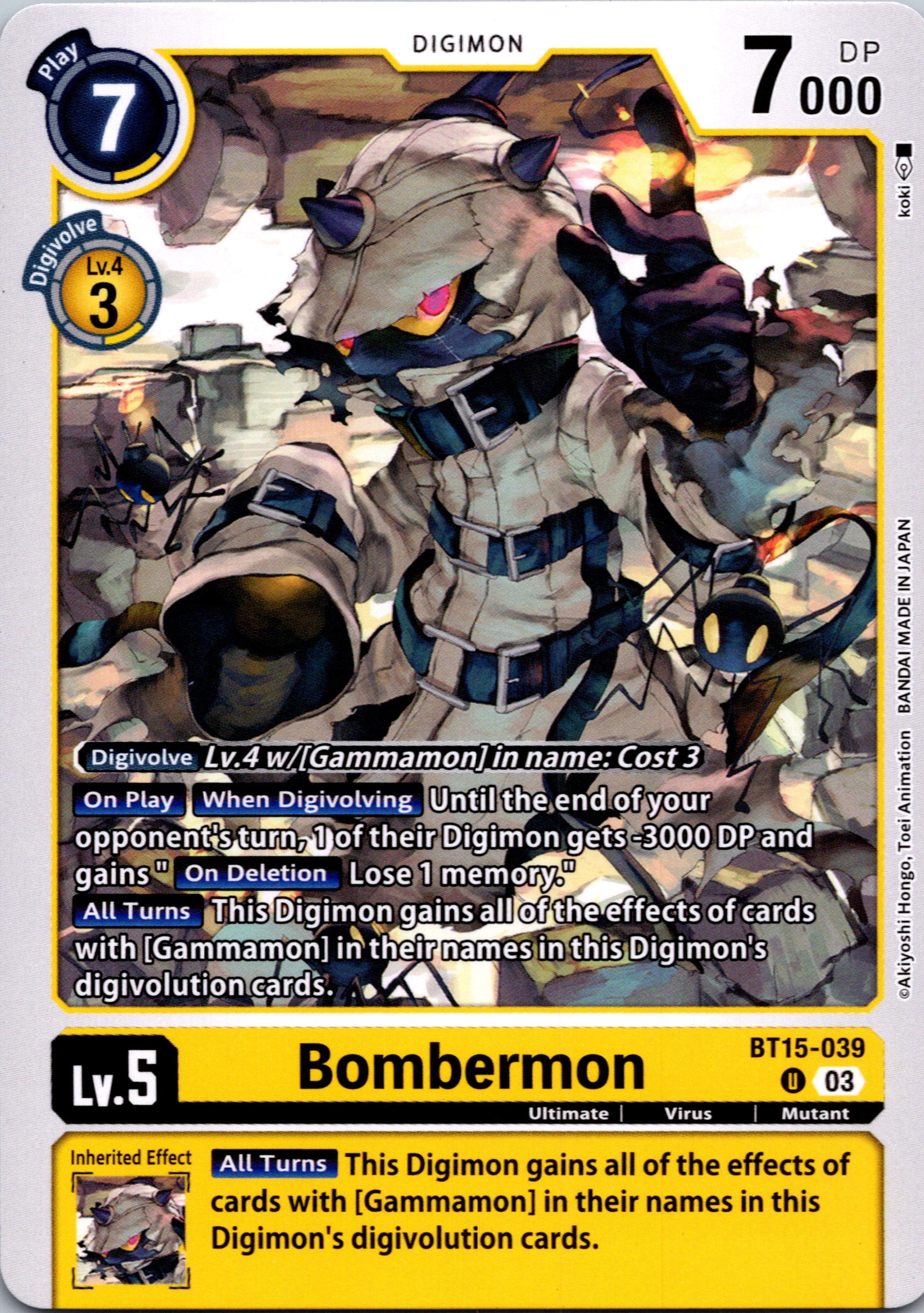 Bombermon [BT15-039] [Exceed Apocalypse] Normal