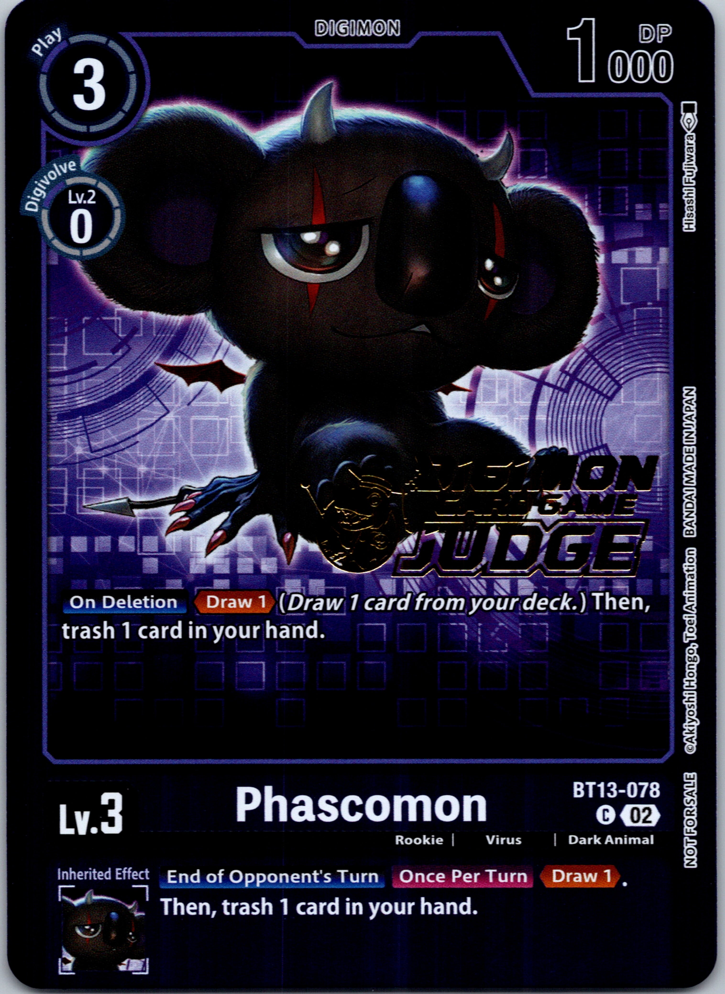 Phascomon (Judge Pack 5) [BT13-078] [Versus Royal Knights] Foil