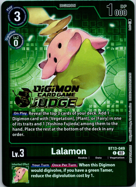 Lalamon (Judge Pack 5) [BT13-049] [Versus Royal Knights] Foil