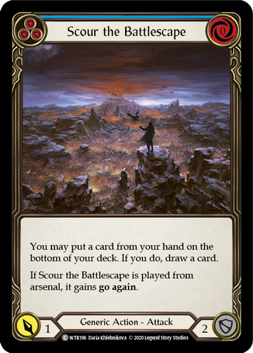 Scour the Battlescape (Blue) [WTR196] Unlimited Normal - Duel Kingdom