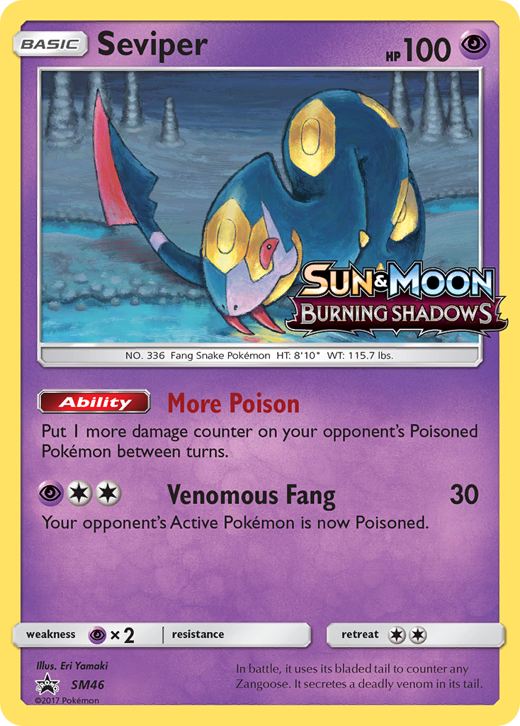 Seviper (SM46) [Sun & Moon: Black Star Promos] - Duel Kingdom