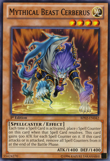 Mythical Beast Cerberus [BP02-EN042] Common - Duel Kingdom