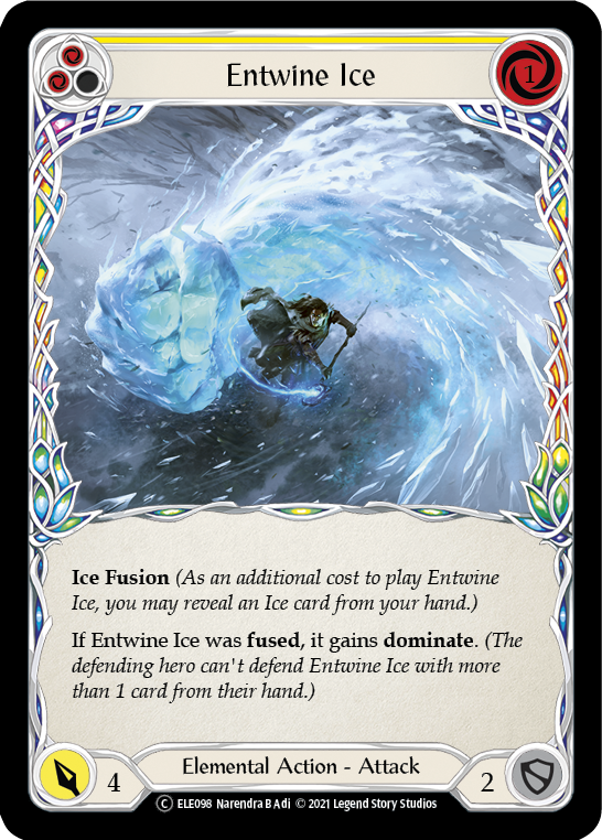 Entwine Ice (Yellow) [U-ELE098] Unlimited Normal - Duel Kingdom