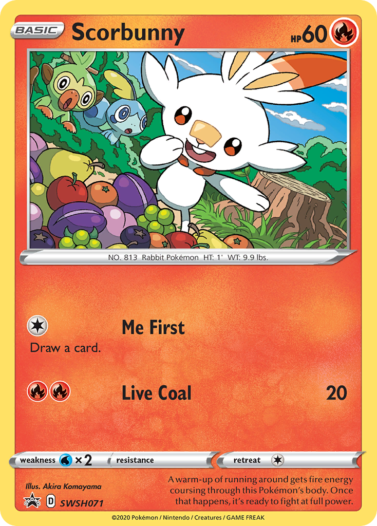 Scorbunny (SWSH071) [Sword & Shield: Black Star Promos] - Duel Kingdom