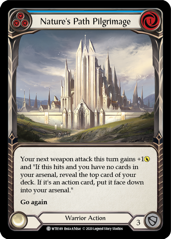 Nature's Path Pilgrimage (Blue) [WTR149] Unlimited Normal - Duel Kingdom