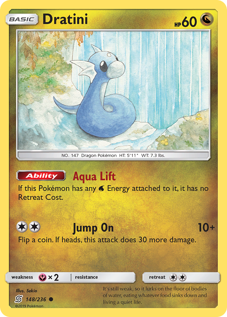 Dratini (148/236) [Sun & Moon: Unified Minds] - Duel Kingdom