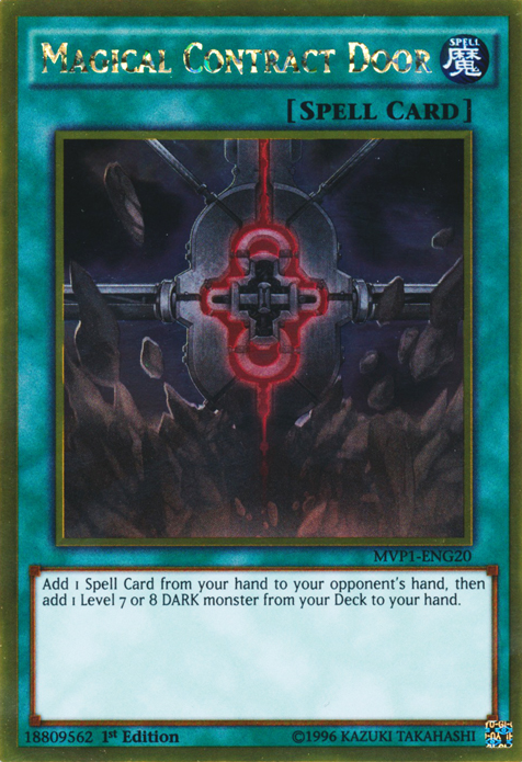 Magical Contract Door [MVP1-ENG20] Gold Rare - Duel Kingdom