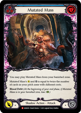 Mutated Mass (Rainbow Foil) [MON191-RF] 1st Edition Rainbow Foil - Duel Kingdom