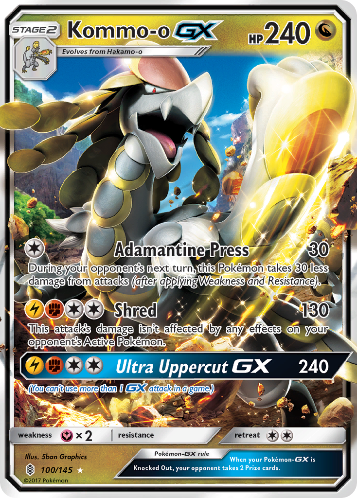 Kommo-o GX (100/145) [Sun & Moon: Guardians Rising] - Duel Kingdom