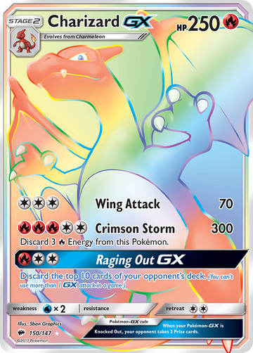 Charizard GX (150/147) [Sun & Moon: Burning Shadows] - Duel Kingdom
