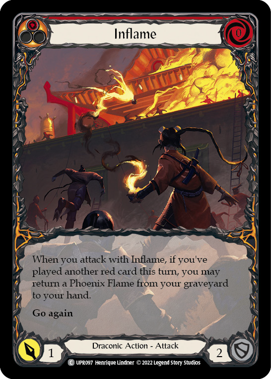 Inflame [UPR097] (Uprising) Extended Art Rainbow Foil