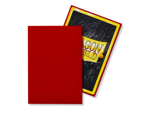 60ct Crimson Dragon Shield Sleeves (Japanese Size) - Duel Kingdom