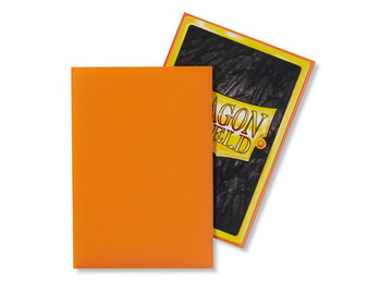 60ct Orange Dragon Shield Sleeves (Japanese Size) - Duel Kingdom