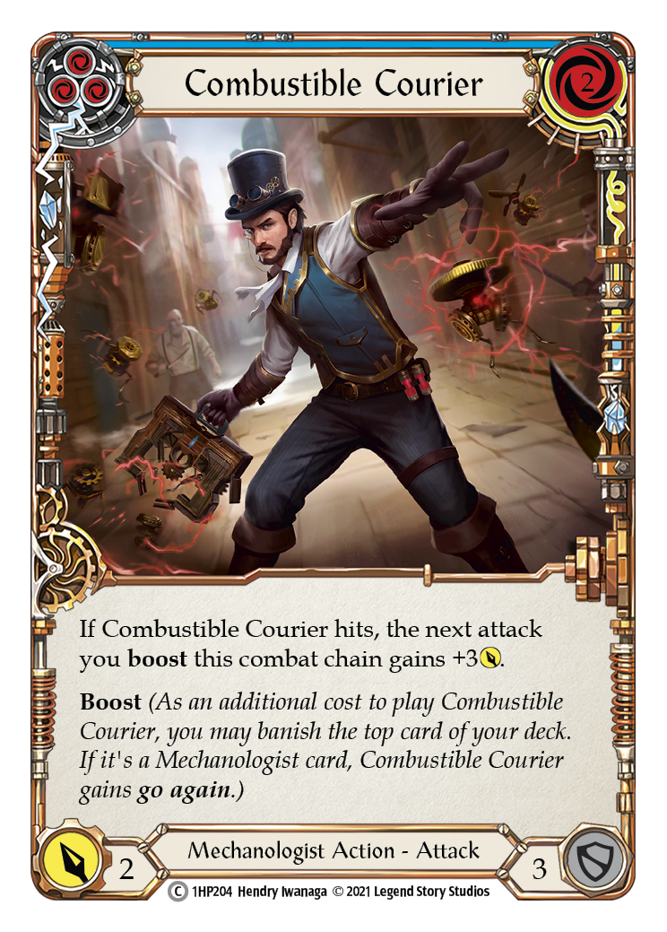 Combustible Courier (Blue) [1HP204]