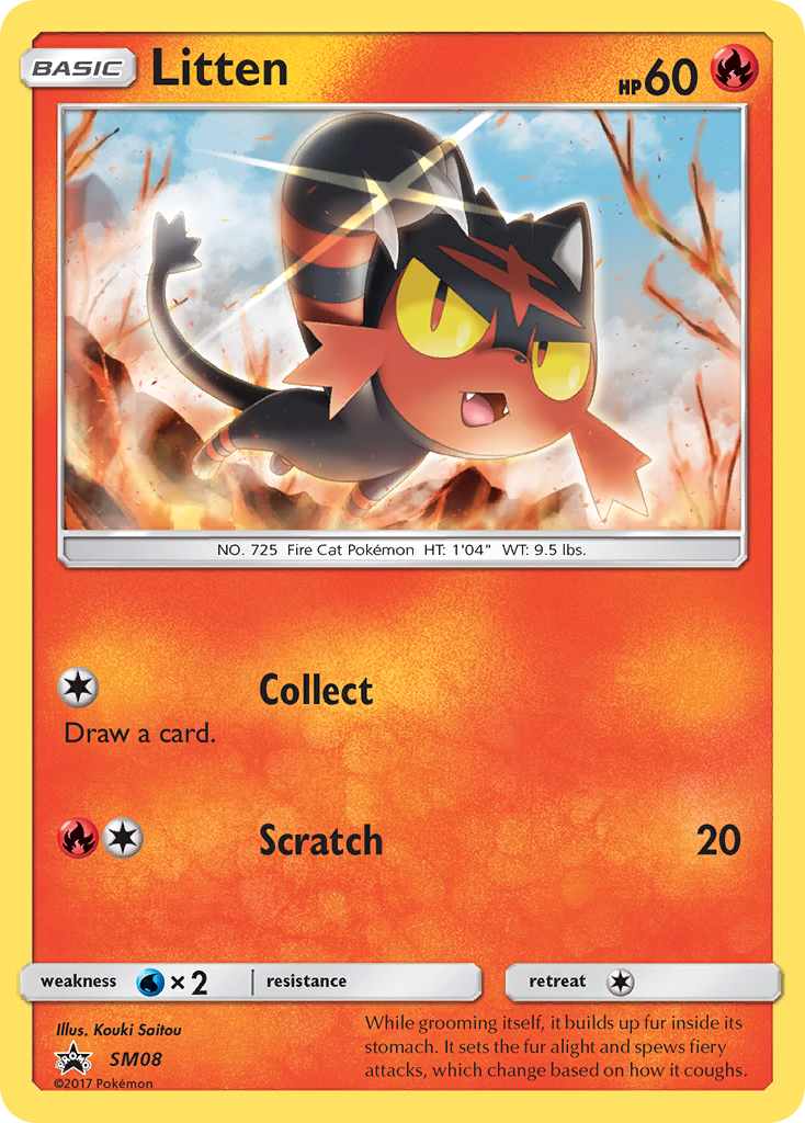 Litten (SM08) [Sun & Moon: Black Star Promos] - Duel Kingdom