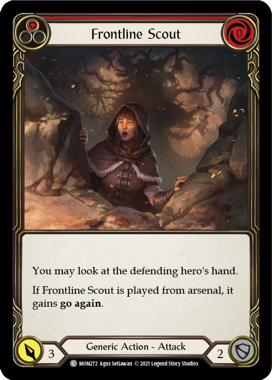 Frontline Scout (Red) [MON272] 1st Edition Normal - Duel Kingdom