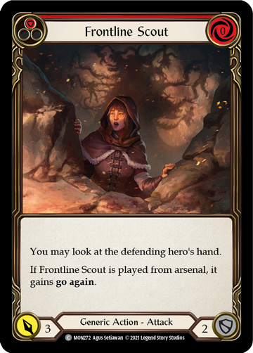 Frontline Scout (Red) [MON272] 1st Edition Normal - Duel Kingdom