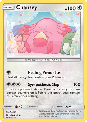 Chansey (152/214) [Sun & Moon: Lost Thunder] - Duel Kingdom