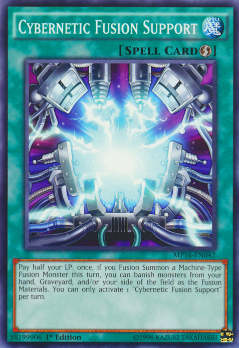Cybernetic Fusion Support [MP16-EN042] Common - Duel Kingdom