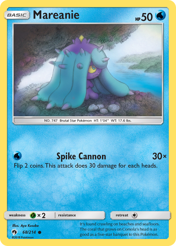 Mareanie (68/214) [Sun & Moon: Lost Thunder] - Duel Kingdom