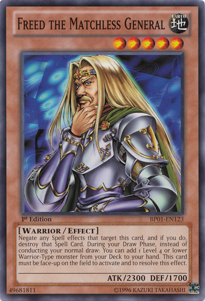 Freed the Matchless General [BP01-EN123] Common - Duel Kingdom