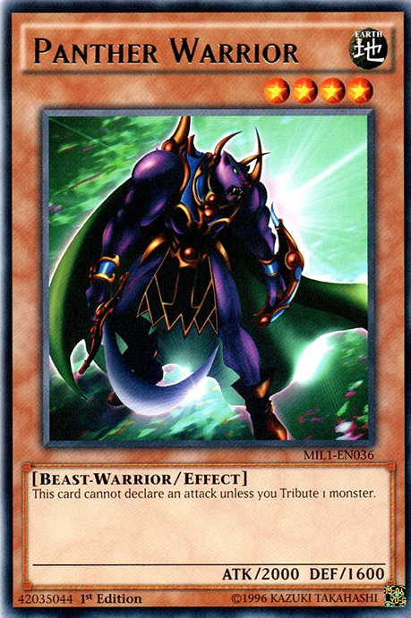 Panther Warrior [MIL1-EN036] Rare - Duel Kingdom