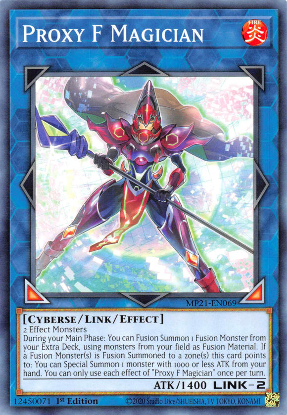 Proxy F Magician [MP21-EN069] Common - Duel Kingdom