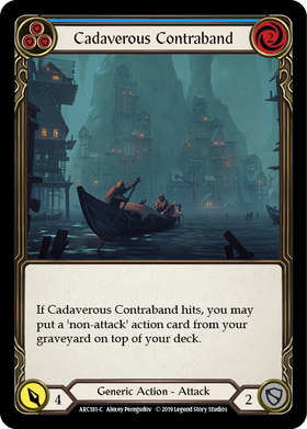 Cadaverous Contraband (Blue) [ARC181-C] 1st Edition Normal - Duel Kingdom