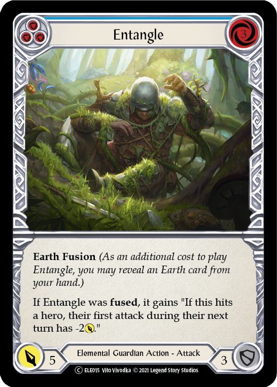 Entangle (Blue) [U-ELE015] Unlimited Normal - Duel Kingdom