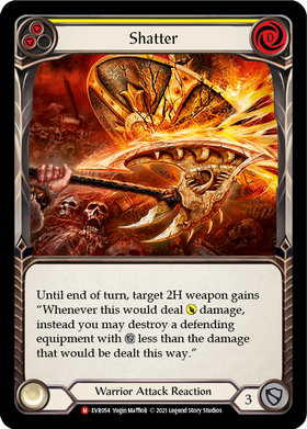 Shatter [EVR054] 1st Edition Rainbow Foil - Duel Kingdom