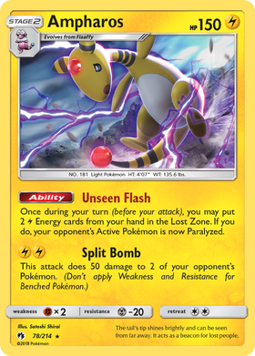 Ampharos (78/214) [Sun & Moon: Lost Thunder] - Duel Kingdom