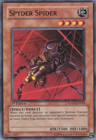 Spyder Spider [SOVR-EN018] Common - Duel Kingdom