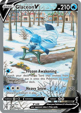 Glaceon V (175/203) [Sword & Shield: Evolving Skies] - Duel Kingdom