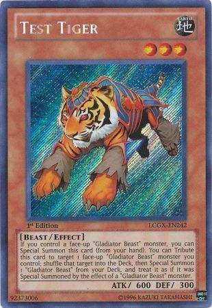 Test Tiger [LCGX-EN242] Secret Rare - Duel Kingdom