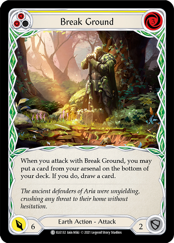 Break Ground (Yellow) [ELE132] 1st Edition Normal - Duel Kingdom