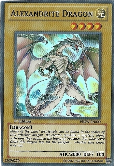 Alexandrite Dragon [PHSW-EN000] Super Rare - Duel Kingdom