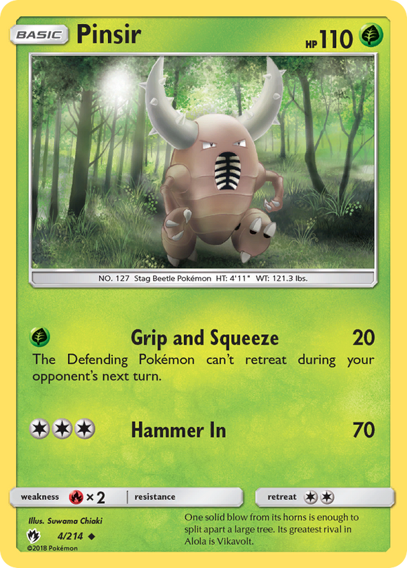Pinsir (4/214) [Sun & Moon: Lost Thunder] - Duel Kingdom
