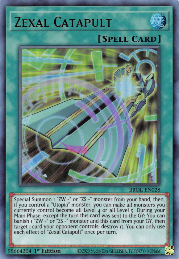 Zexal Catapult [BROL-EN028] Ultra Rare - Duel Kingdom