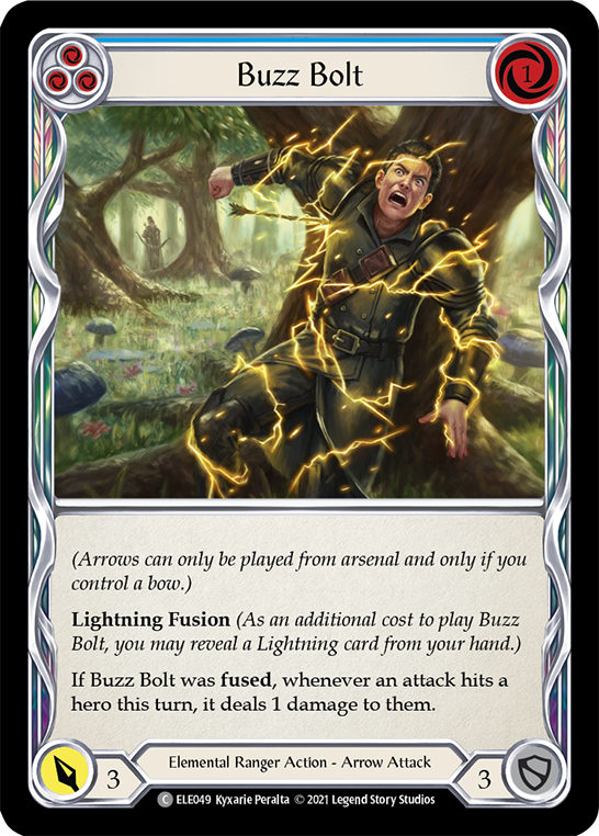 Buzz Bolt (Blue) [ELE049] 1st Edition Normal - Duel Kingdom