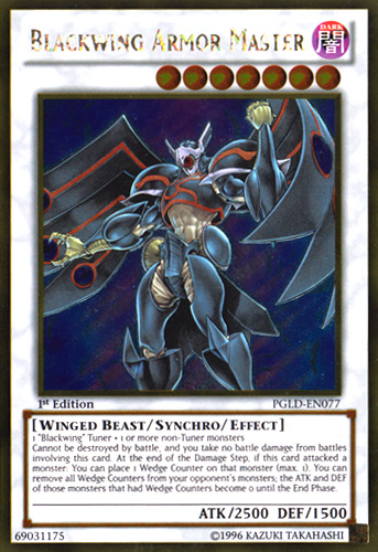Blackwing Armor Master [PGLD-EN077] Gold Rare - Duel Kingdom