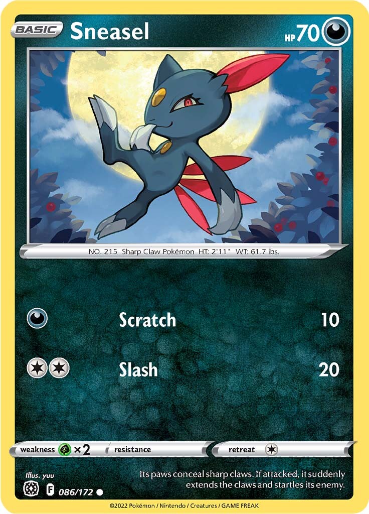 Sneasel (086/172) [Sword & Shield: Brilliant Stars] - Duel Kingdom