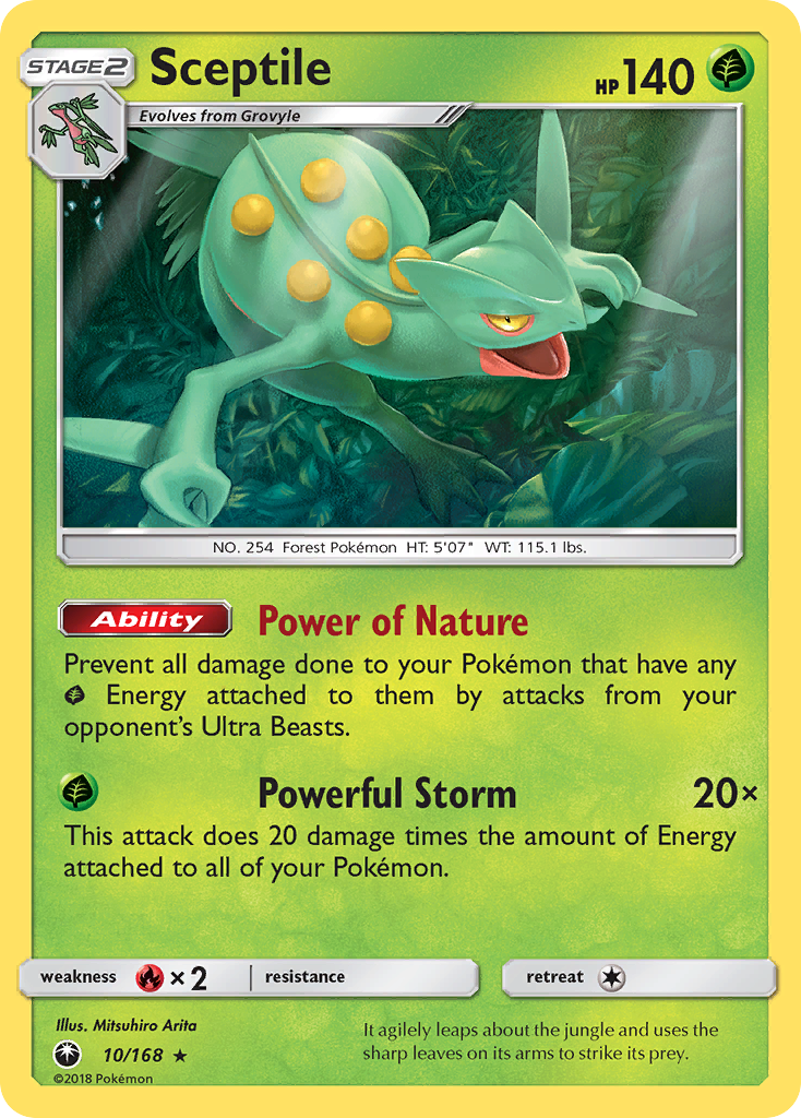 Sceptile (10/168) [Sun & Moon: Celestial Storm] - Duel Kingdom