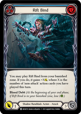 Rift Bind (Blue) [MON176] 1st Edition Normal - Duel Kingdom