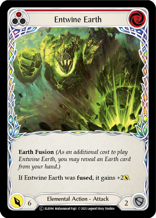 Entwine Earth (Red) [U-ELE094] Unlimited Normal - Duel Kingdom
