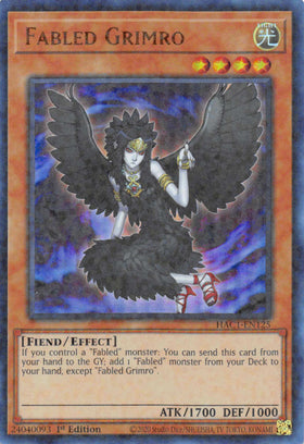 Fabled Grimro (Duel Terminal) [HAC1-EN125] Parallel Rare - Duel Kingdom