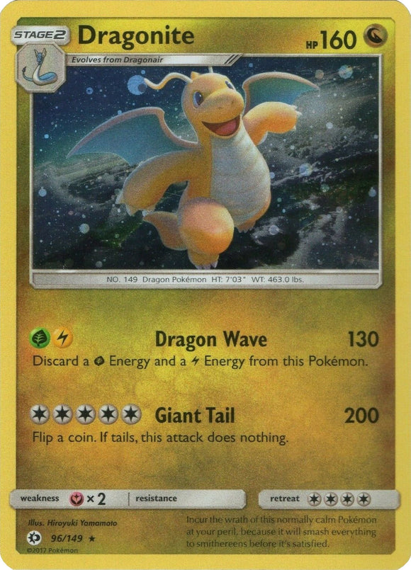 Dragonite (096/149) (Cosmos Holo) [Sun & Moon: Base Set]