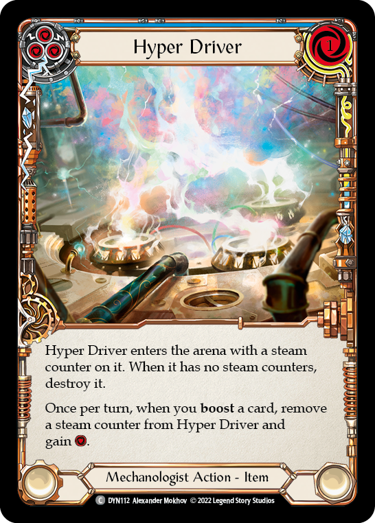 Hyper Driver [DYN112] (Dynasty)  Rainbow Foil
